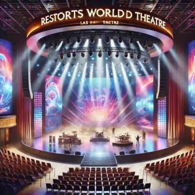 alt= "Stage at Resorts World Theater"