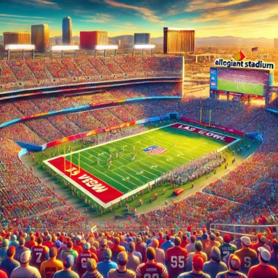 alt= "Allegiant Stadium, Las Vegas Bowl"