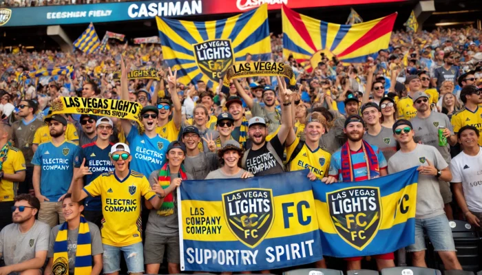 alt= "Las Vegas Lights Fans"