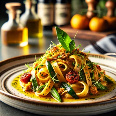 alt= "Pasta at Scarpetta, The Cosmopolitan Las Vegas"
