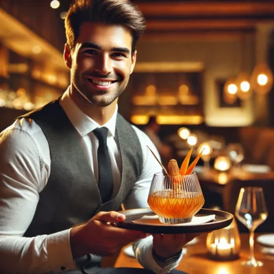alt= "Tableau waiter, Wynn Las Vegas"
