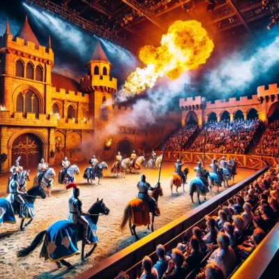 alt= "Live entertainment, Excalibur Hotel Las Vegas"
