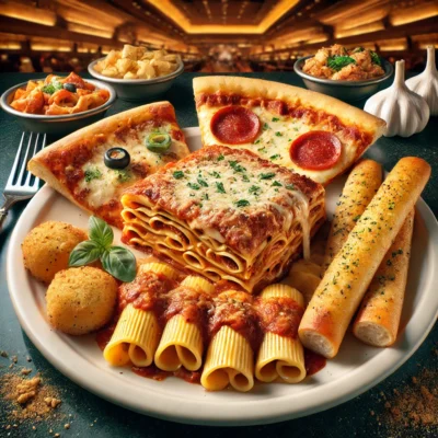 alt= "Italian Food Station, The Buffet at Luxor"