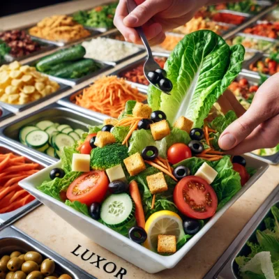alt= "Salad Station, The Buffet at Luxor"