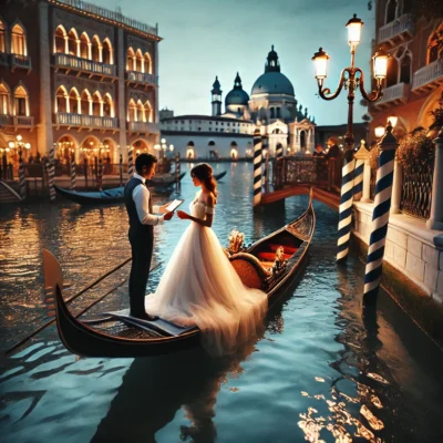alt= "Themed wedding at The Venetian"