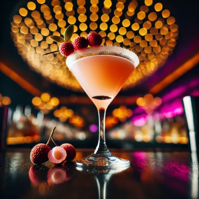 alt= "Signature cocktail at Tao Asian Bistro"