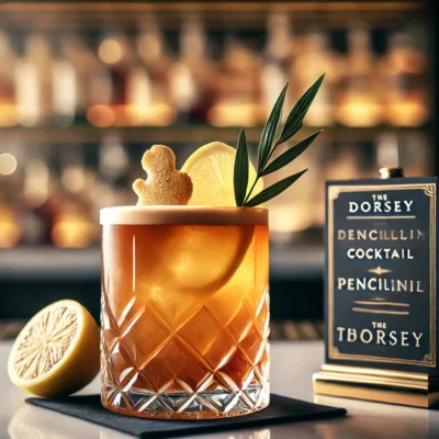 alt= "Cocktails at The Dorsey"