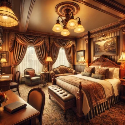 alt= "Accommodation at Main Street Station, Las Vegas"