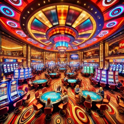 alt= "Red Rock Casino floor"