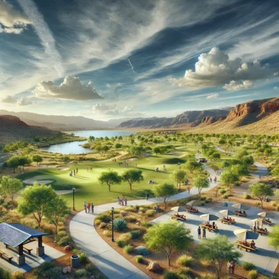 alt= "Lorenzi Park near Las Vegas Golf Club"