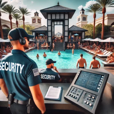 alt= "Security at Drai’s Beachclub"