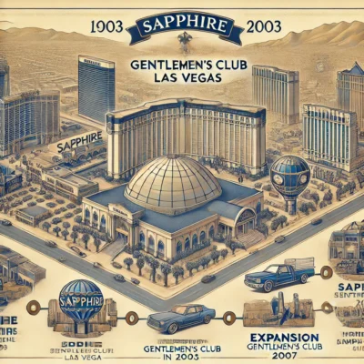 alt= "Sapphire Gentleman's Club timeline"