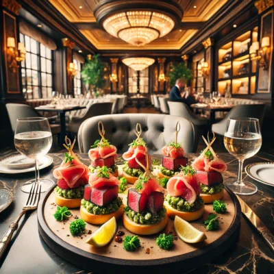 alt= "Dining at the Foundation Room"