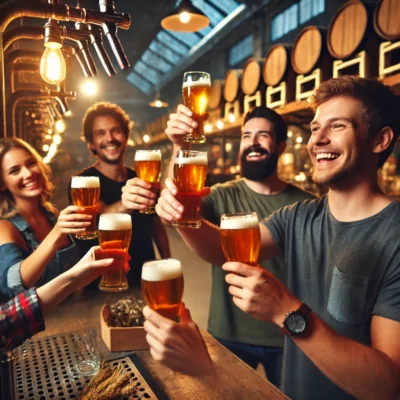 alt= "Customers enjoying the best local breweries in Las Vegas"