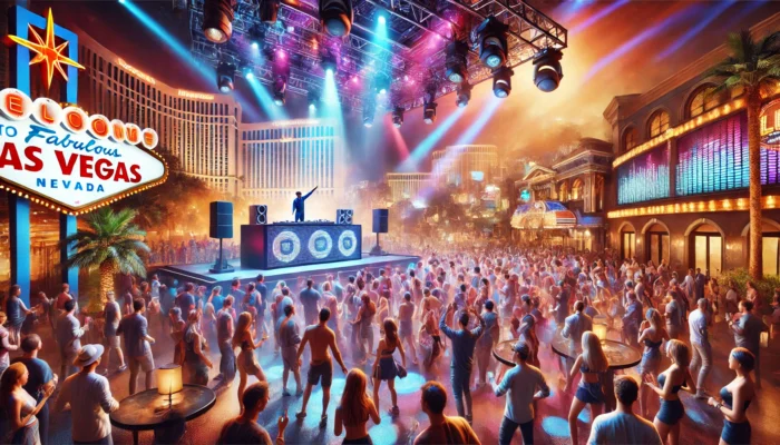alt= "Las Vegas Strip nightclub"