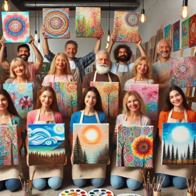 alt= "Choosing the best paint and sip classes in Las Vegas"