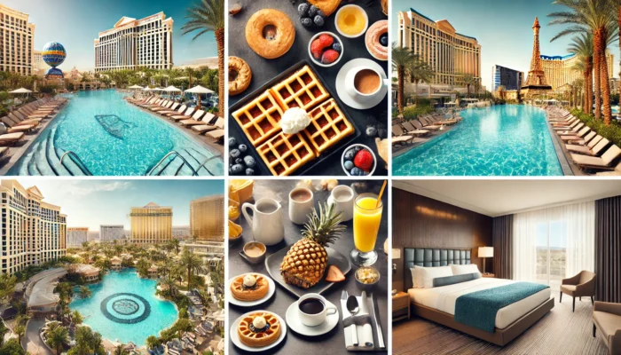 alt= "Top Las Vegas hotels with free breakfast and pool"