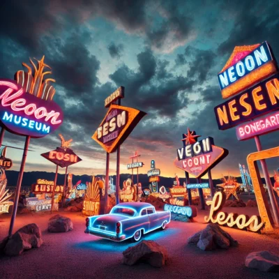 alt= "Neon Museum, Las Vegas"