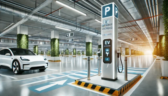 alt= "Paid parking garages on the Las Vegas Strip"