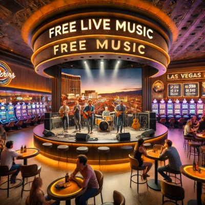 alt= "Live band in a Las Vegas Casino"