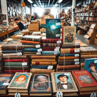 
alt= "Buying secondhand books from a Las Vegas thrift store"
