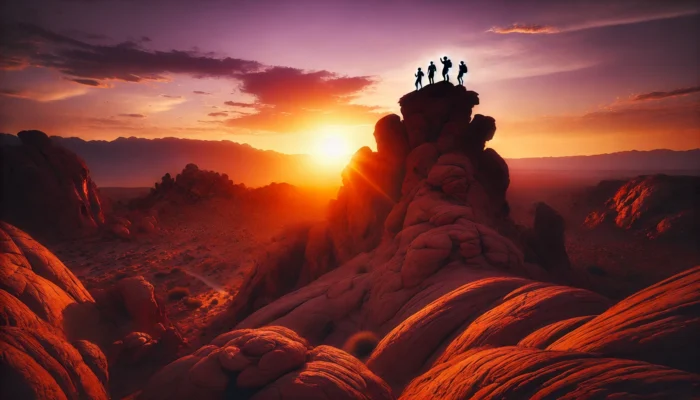 alt= "How to plan a sunrise hike in Las Vegas"
