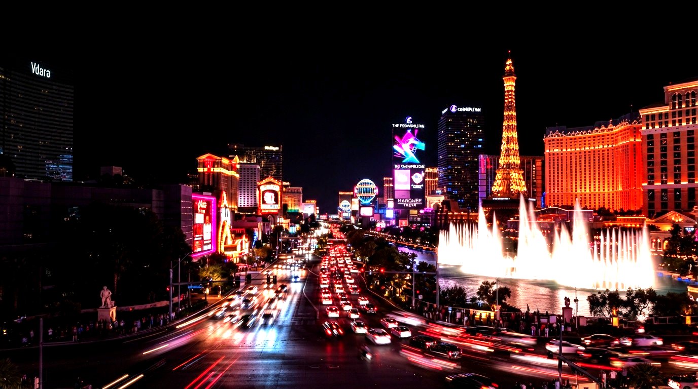 Las Vegas Strip at night