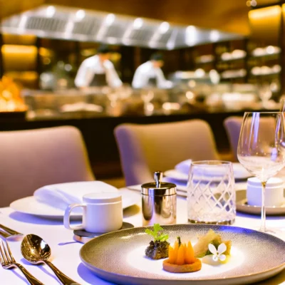 alt= "E by Jose Andres dining, Las Vegas"