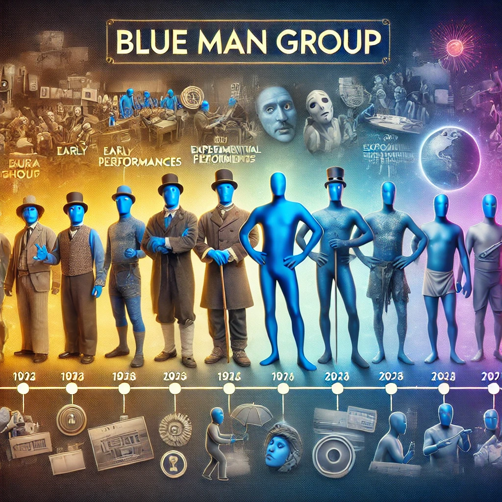 Blue Man Group evolution