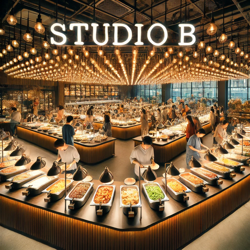 Studio B Buffet area