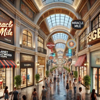 alt= "Miracle Mile Shops, Planet Hollywood"