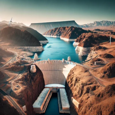 alt= "Hoover Dam near Sunset Station Hotel"