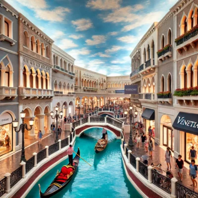 alt= "Attractions at the Venetian Hotel Las Vegas"