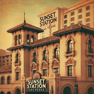 alt= "vintage Sunset Station Hotel Las Vegas"