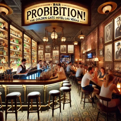 alt= "iconic bar at Golden Gate Hotel"