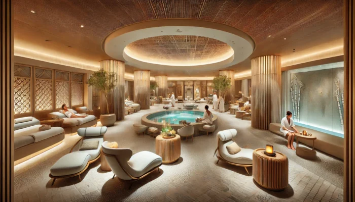 alt= "relaxation spa at Delano Las Vegas"