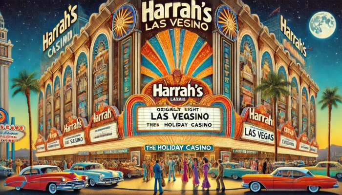 alt= "early Harrah's Hotel Las Vegas"