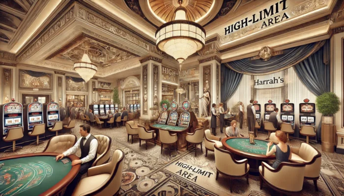 alt= "high-stakes gambling Harrah's"