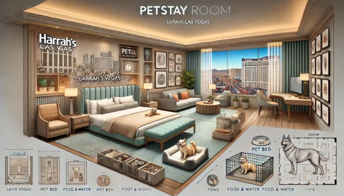 alt= "pet-friendly rooms, Harrah's Hotel"
