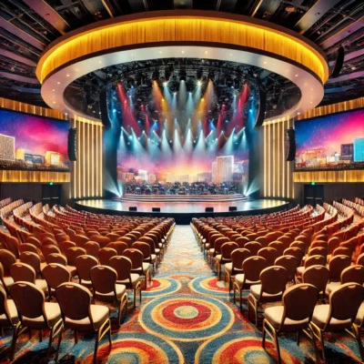 alt= "Showroom at the STRAT hotel Las Vegas"