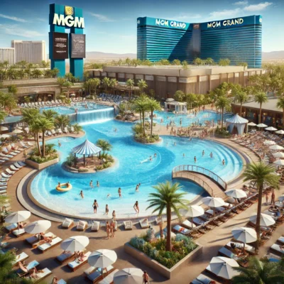 alt= "MGM Grand Pool Complex"