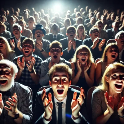 alt= "Planet Hollywood audience at a show"