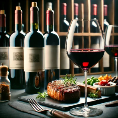 alt= "Drinks at The Steakhouse, Circus Circus Hotel"