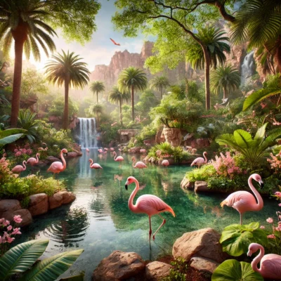 alt= "Wildlife Habitat, Flamingo Las Vegas"
