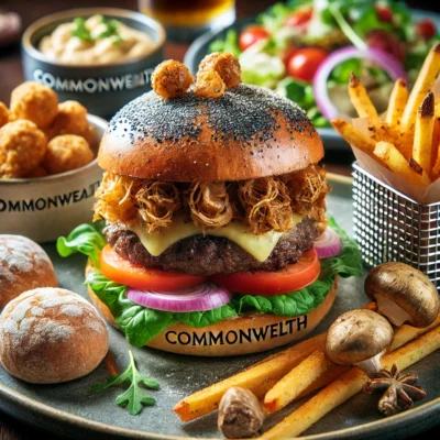 alt= "Gourmet dishes at Commonwealth"