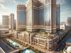 alt= "Palazzo Hotel, Las Vegas"
