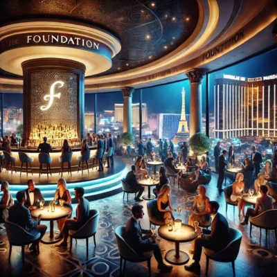 alt= "nightlife at Foundation, Mandalay Bay Hotel"