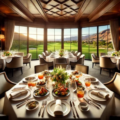 alt= "Dining at Las Vegas Country Club"