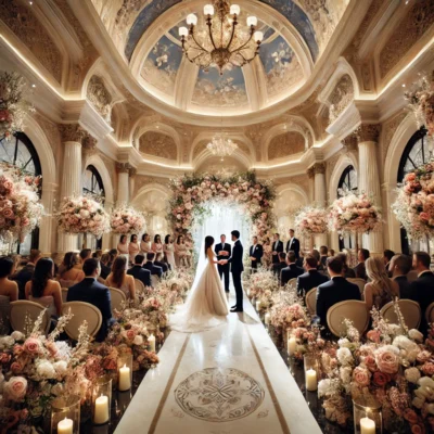 alt= "Wedding at the Bellagio Wedding Chapel"