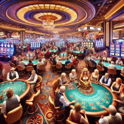 alt= "Casino floor at Ellis Island Casino"